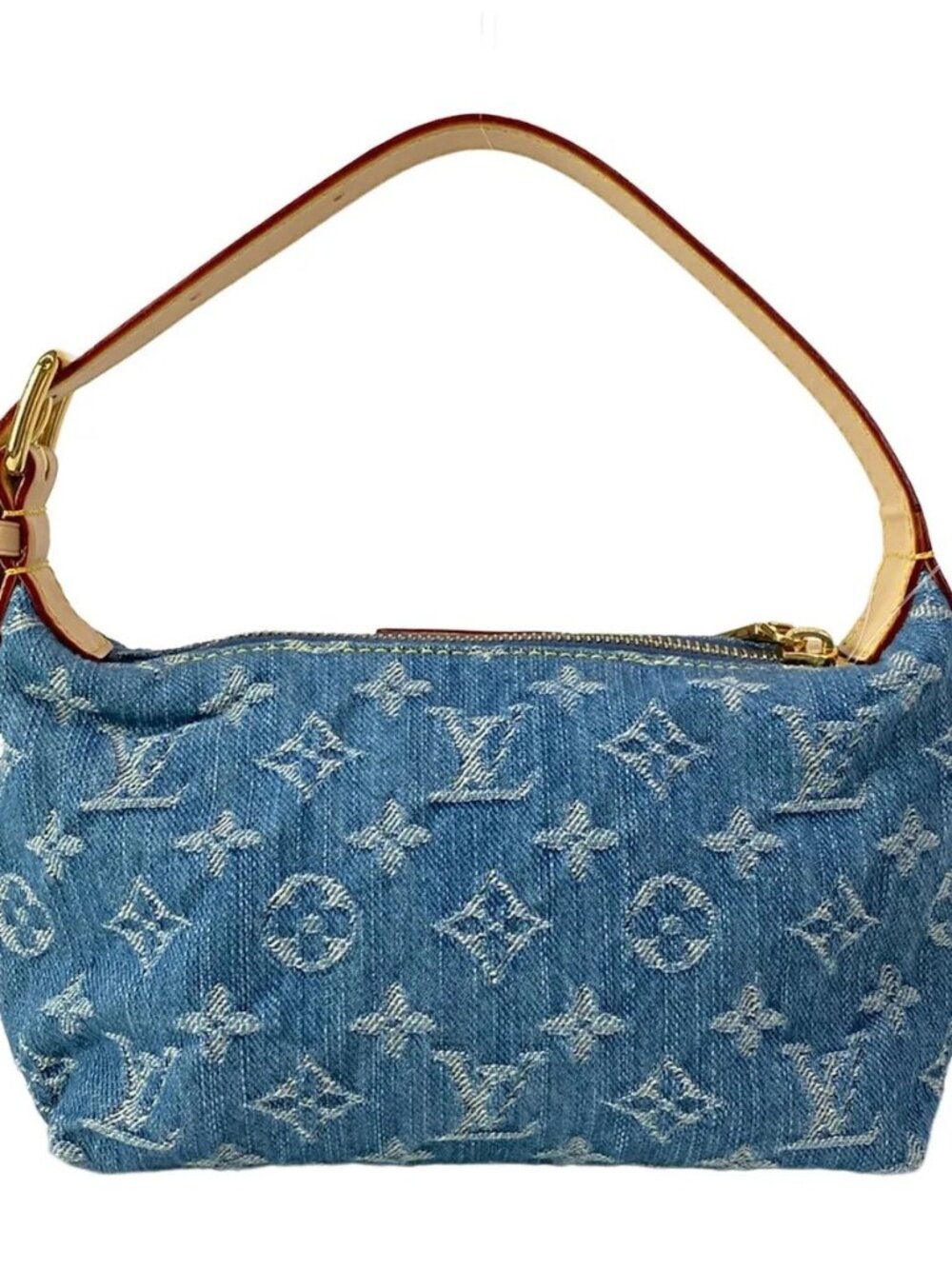 LOUIS VUITTON Pochette Hills M82949 Blue Denim Monogram Denim RFID confirmed - Picture 2 of 16
